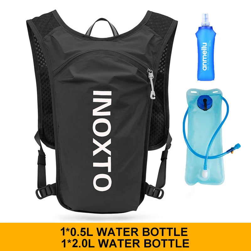 INOXTO 5L Breathable Hydration Vest - Lightweight Running & Cycling Backpack for E-Bike, Trail & Marathon
